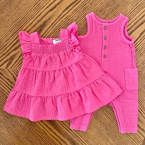 Old Navy Baby Girl Dress & Henley One-Piece - Pink - Picture 10 of 10